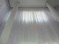 Cortina de voil cristal com forro e trilho suíço