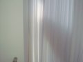 Cortina de voil cristal com forro e trilho suíço